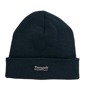 Black Thinsulate Beanie Hat